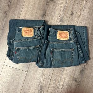 Mens Levi’s 569- 2 pairs